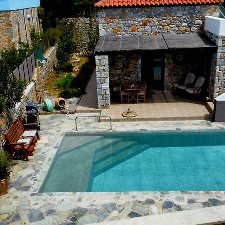 Villa Mavri Ruhige Private Pool Villa, Meerblick Agia Paraskevi  Exterior foto
