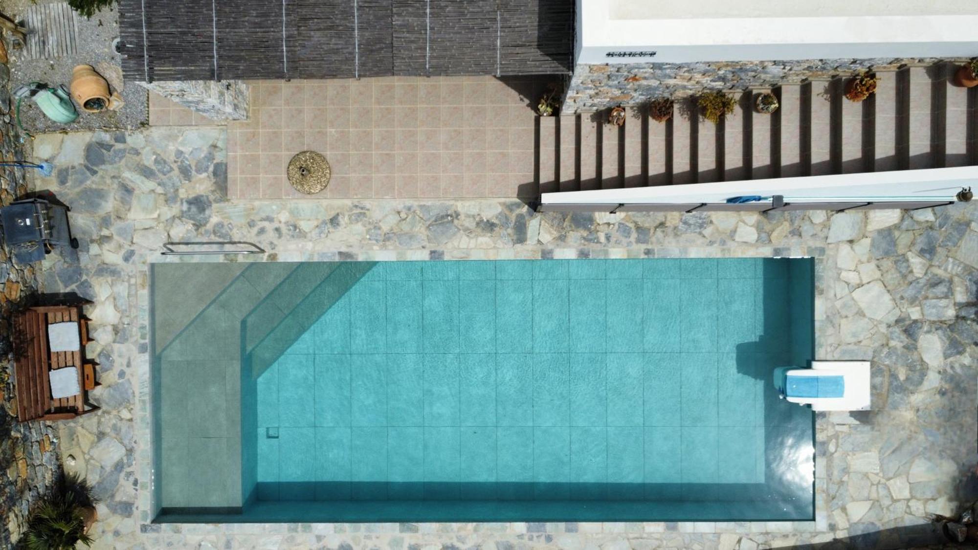 Villa Mavri Ruhige Private Pool Villa, Meerblick Agia Paraskevi  Zimmer foto